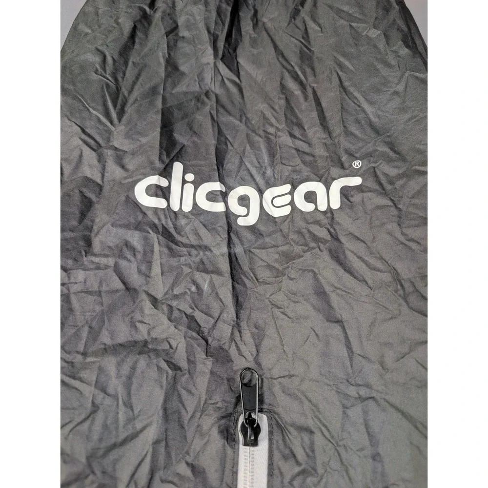 Clicgear Golf Bag Rain Cover Charcoal Gray Zippered Water Resistant Accessory